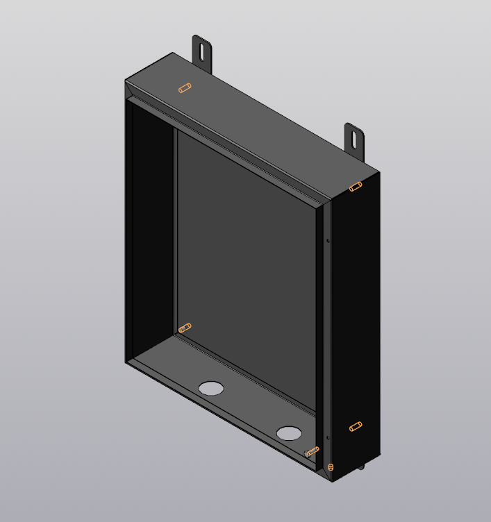 3D модель Шкаф учета ЭЭ-1 (660х560х150)