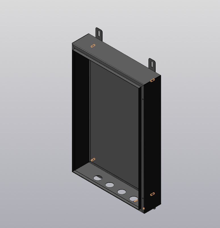 3D модель Шкаф учета ЭЭ-2 (860х480х150)