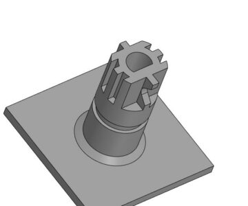 3D модель Шестерня электрорегулировки сидений rover 75