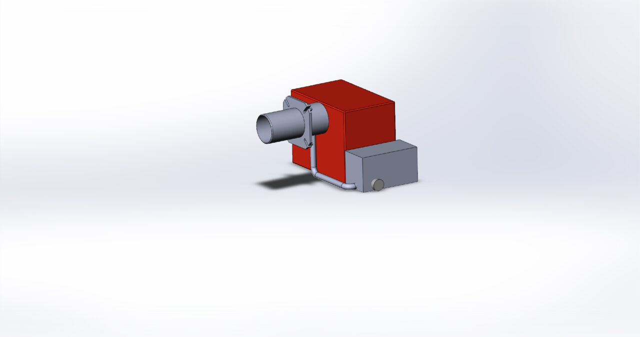 3D модель Горелки дизельная F.B.R. Bruciatori S.r.l