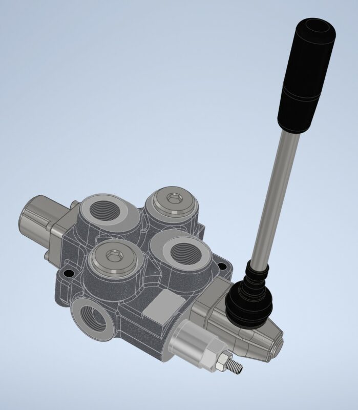 3D модель Моноблочный клапан GMS 120L GT