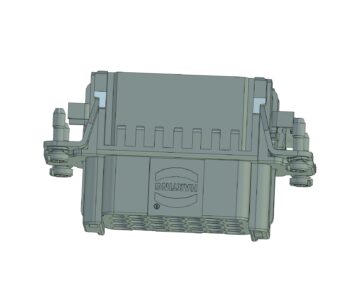 3D модель Розетка HARTING-42