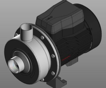 3D модель Центробежный насос LEO ABK50D