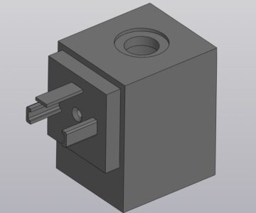 3D модель Катушка D04-3101 к соленоидному клапану