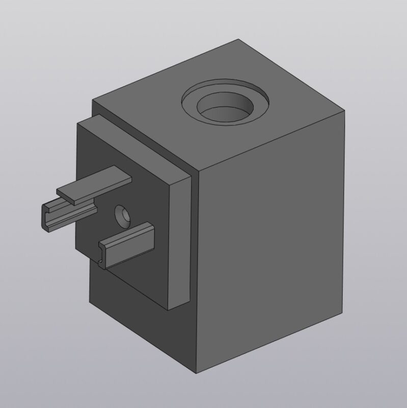 3D модель Катушка D04-3101 к соленоидному клапану