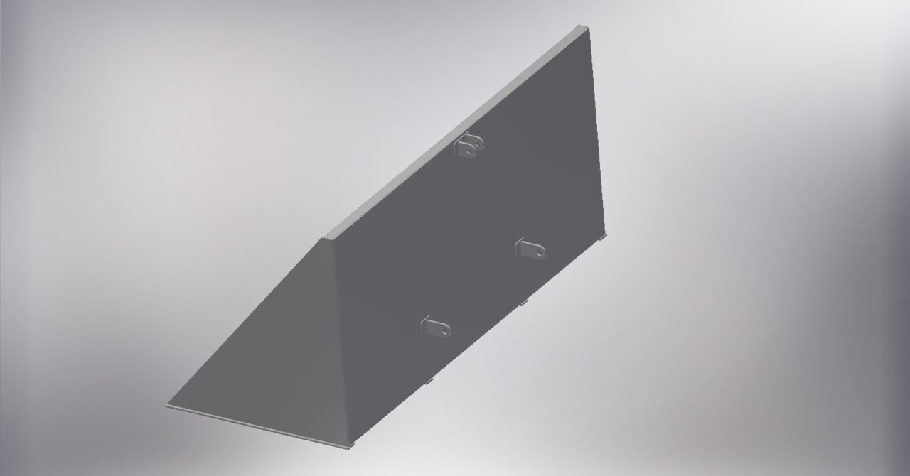 3D модель Ковш мини трактора задний 1622х809х786