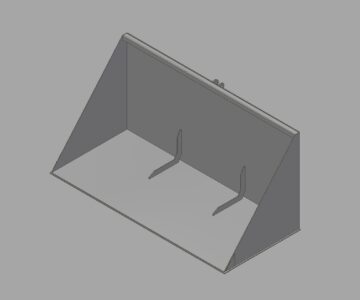 3D модель Ковш мини трактора задний 1622х809х786
