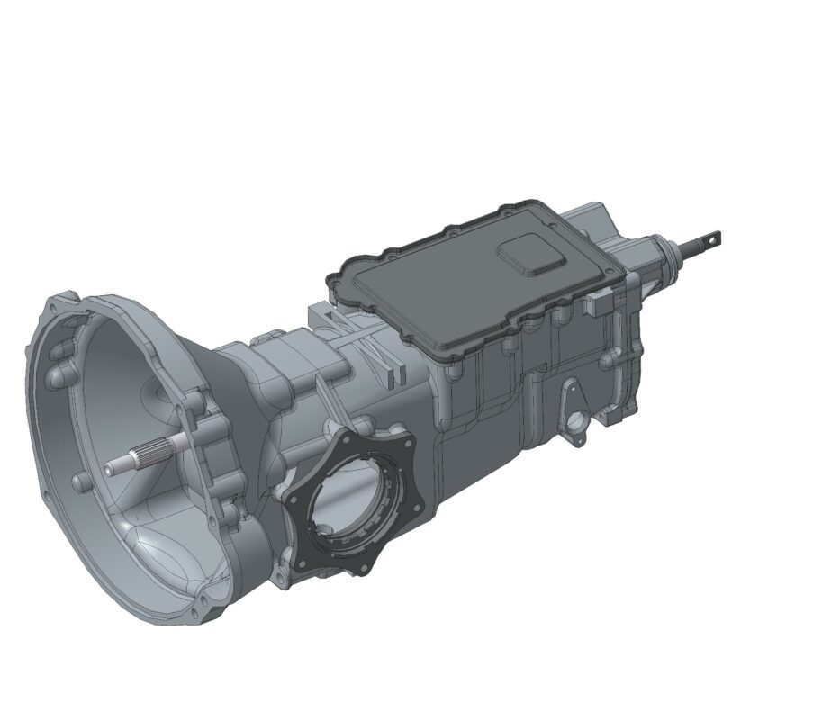 3D модель КПП ЗАЗ 968 (корпус)