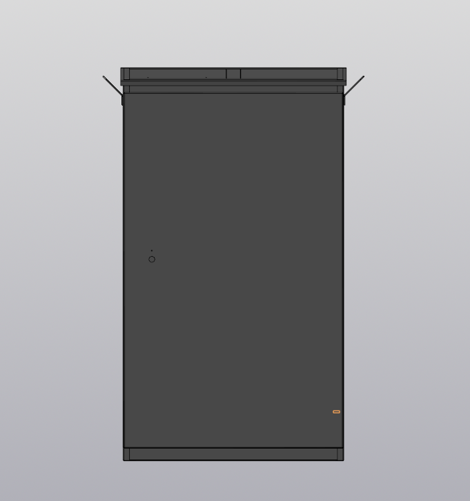 3D модель Шкаф КВУ (1600х900х570)