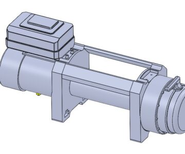 3D модель Лебедка Master Winch E15000