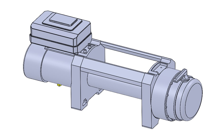 3D модель Лебедка Master Winch E15000