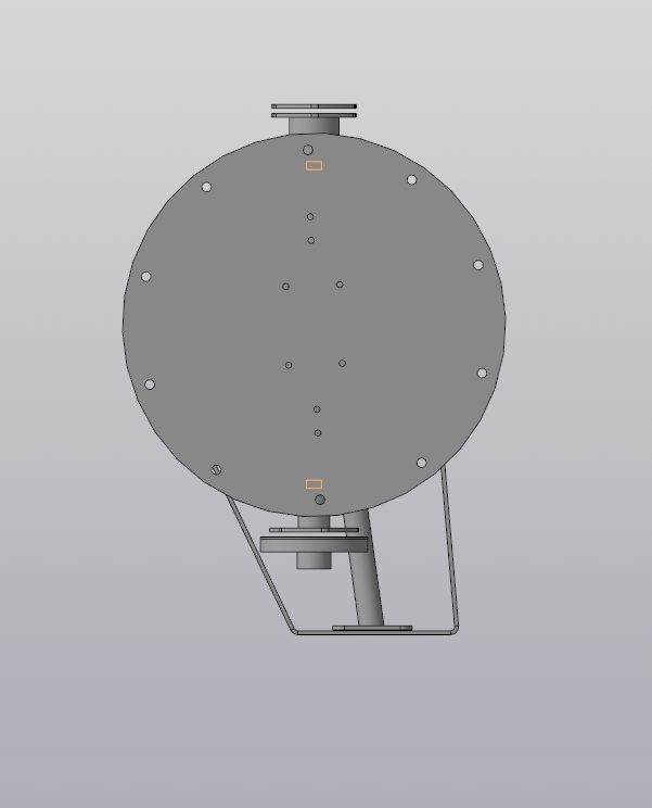 3D модель Масляный бак (660х310) 300л