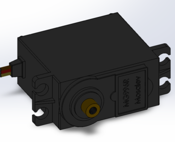 3D модель Сервопривод TowerPro MG996R