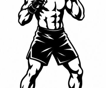 3D модель Боец MMA fighter  299.8 × 591.6 мм