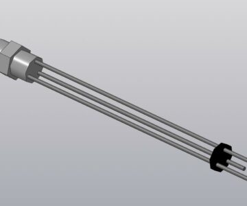3D модель Модель датчика уровня жидкости кондуктометрический ДСП.3