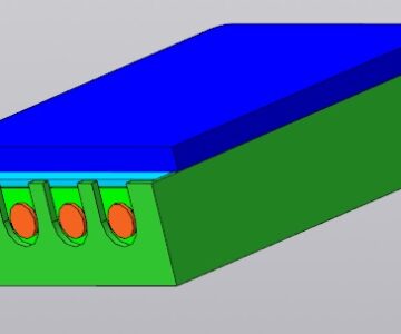 3D модель Корпус для батареек под пульт радиоуправления мостовым краном HBC Quadrix. Заменяет родной аккум, на 3и батарейки AA