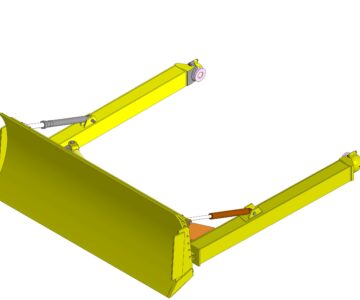 3D модель Отвал Бульдозера Т-130