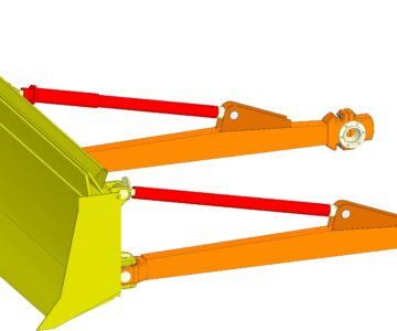 3D модель Отвал бульдозера Т-500