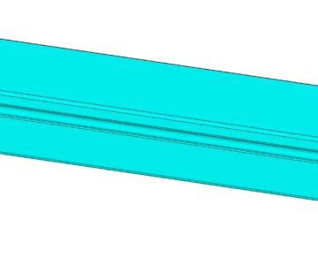 3D модель Кабель-канал оцинкованный 120x60x750 мм для КРУ