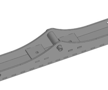3D модель Рабочий проект подвески транспортной платформы