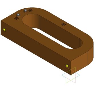 3D модель Трансформатор тока нулевой последовательности