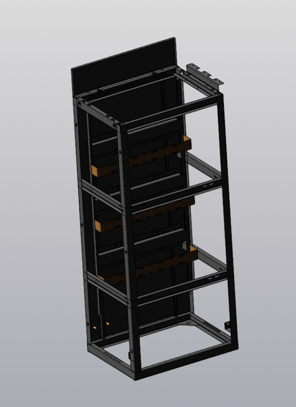 3D модель Панель ЩО 70-3-11-03 (1х125, 5х250)