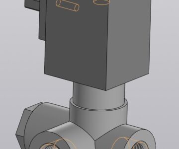 3D модель Клапан с катушкой SMART SB55524, SMART SB55524