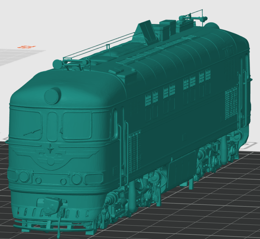 3D модель Модель тепловоза ТЭП60