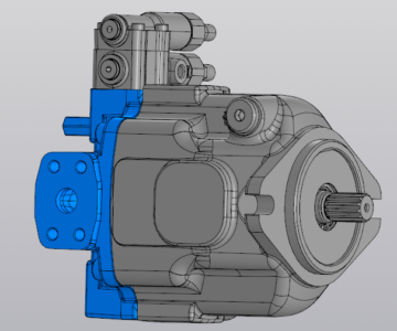 3D модель Насос PVPC-R-30295D 12