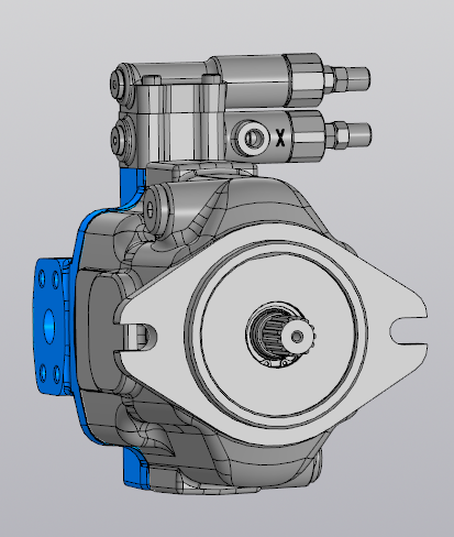 3D модель Насос PVPC-R-30295D 12