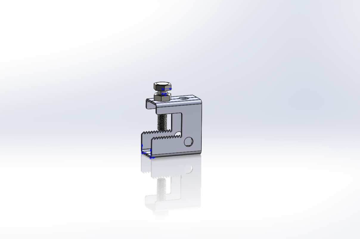 3D модель Струбцина подвесная