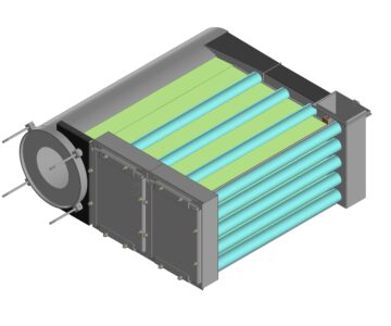 3D модель Теплообменник газовый ТОГ-1.00.00.00