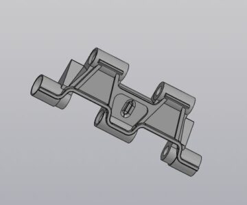 3D модель Трак гусеницы СУ-100П