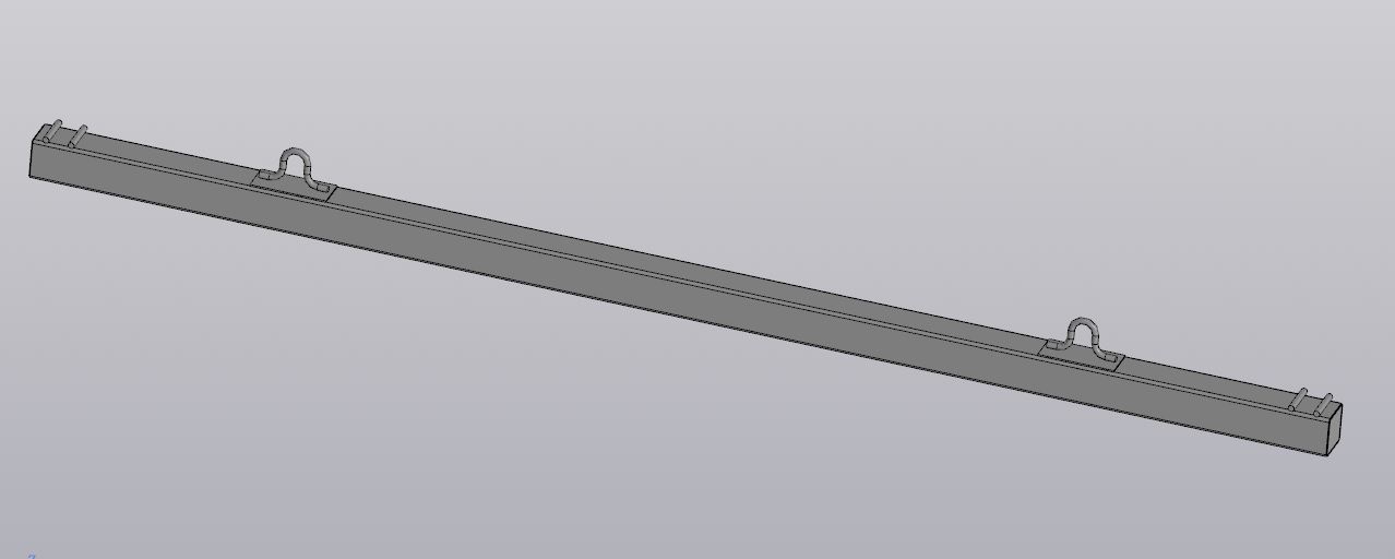 3D модель Траверса 4т (l=5100 мм)