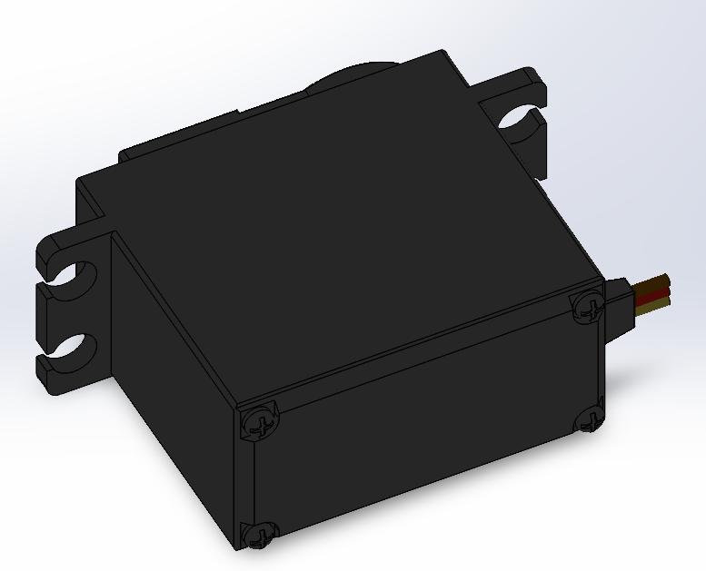 3D модель Сервопривод TowerPro MG996R