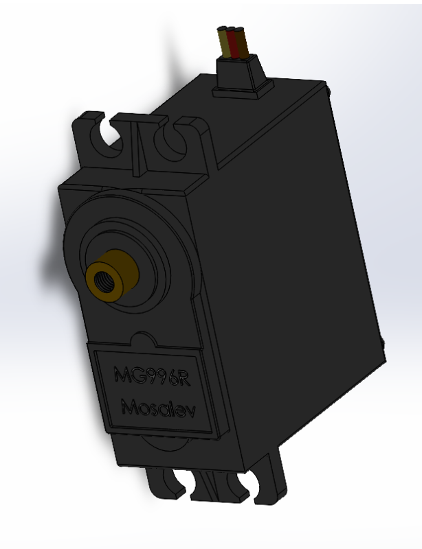 3D модель Сервопривод TowerPro MG996R